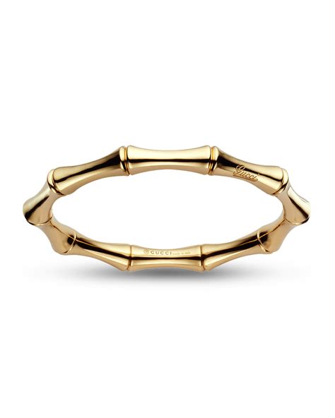 gucci 18k bamboo bracelet